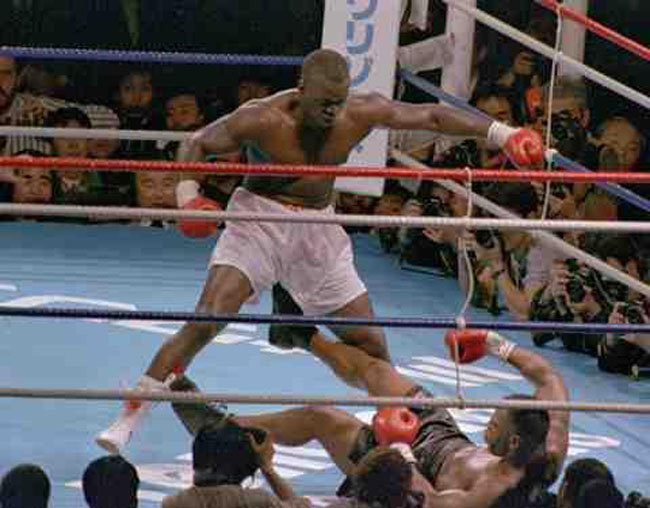 Tyson goes down - finally