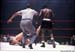Face down in the canvas