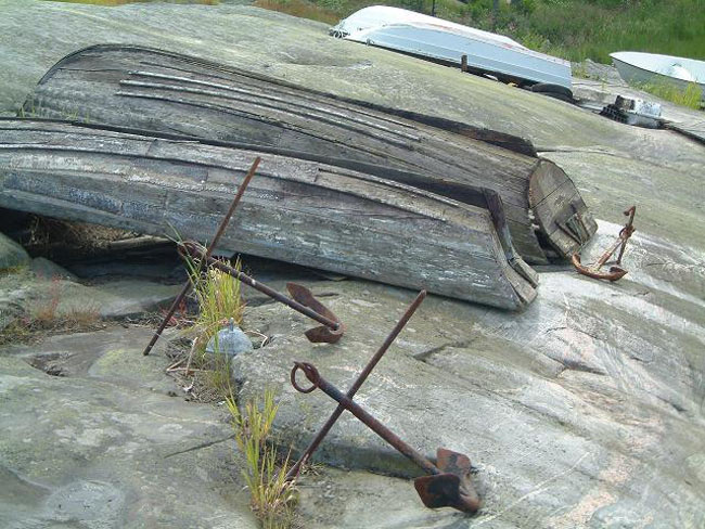 Dead fisherman's boats